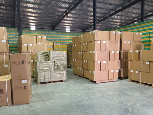 膏藥貼牌oem發貨現場，廠家進入批量出貨階段